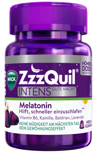 Wick ZzzQuil Intens Gute Nacht Weichgummis