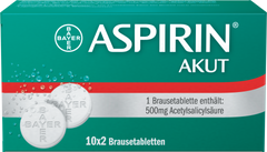 Aspirin Akut Migräne Brausetabletten-20 Stück