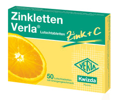 ZINKLETTEN Verla 5mg Orange 50 Stk.