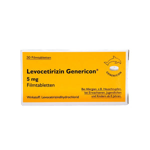 Levocetirizin Genericon 5 mg Filmtabletten