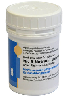 Schüssler Kautabletten Nr. 8 Natrium chloratum D6