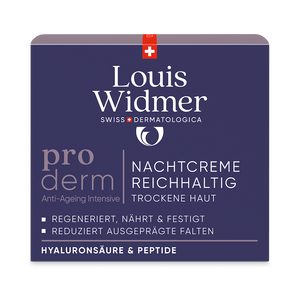 WIDMER proderm Nachtcreme Reichhaltig leicht parfümiert