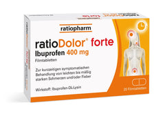 ratioDolor forte Ibuprofen 400 mg Filmtabletten