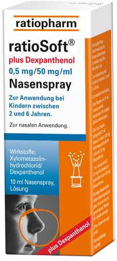 Ratiosoft Plus Dexpanthenol 0,5mg/50mg/ml Nasenspray