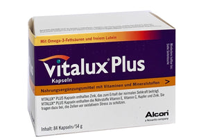 Vitalux plus + 10mg Lutein + Omega 3