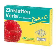 ZINKLETTEN Verla 5mg Himbeer 50 Stk.