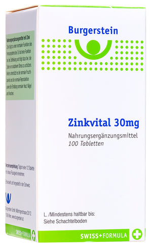 Burgerstein Zink Vital Tabletten 30mg