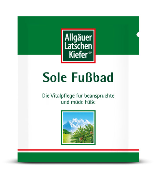 Allgäuer Latschenkiefer® Sole Fußbad 10x10g