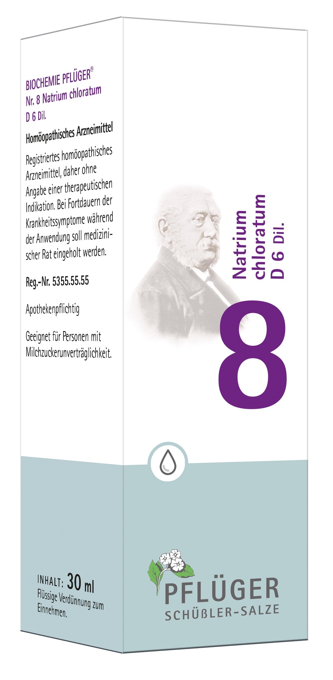 Schüssler Salze Pflüger Nr. 8 D6 Dilution