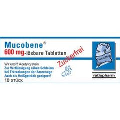 Mucobene lösbare Tabletten 600mg 10 Stk