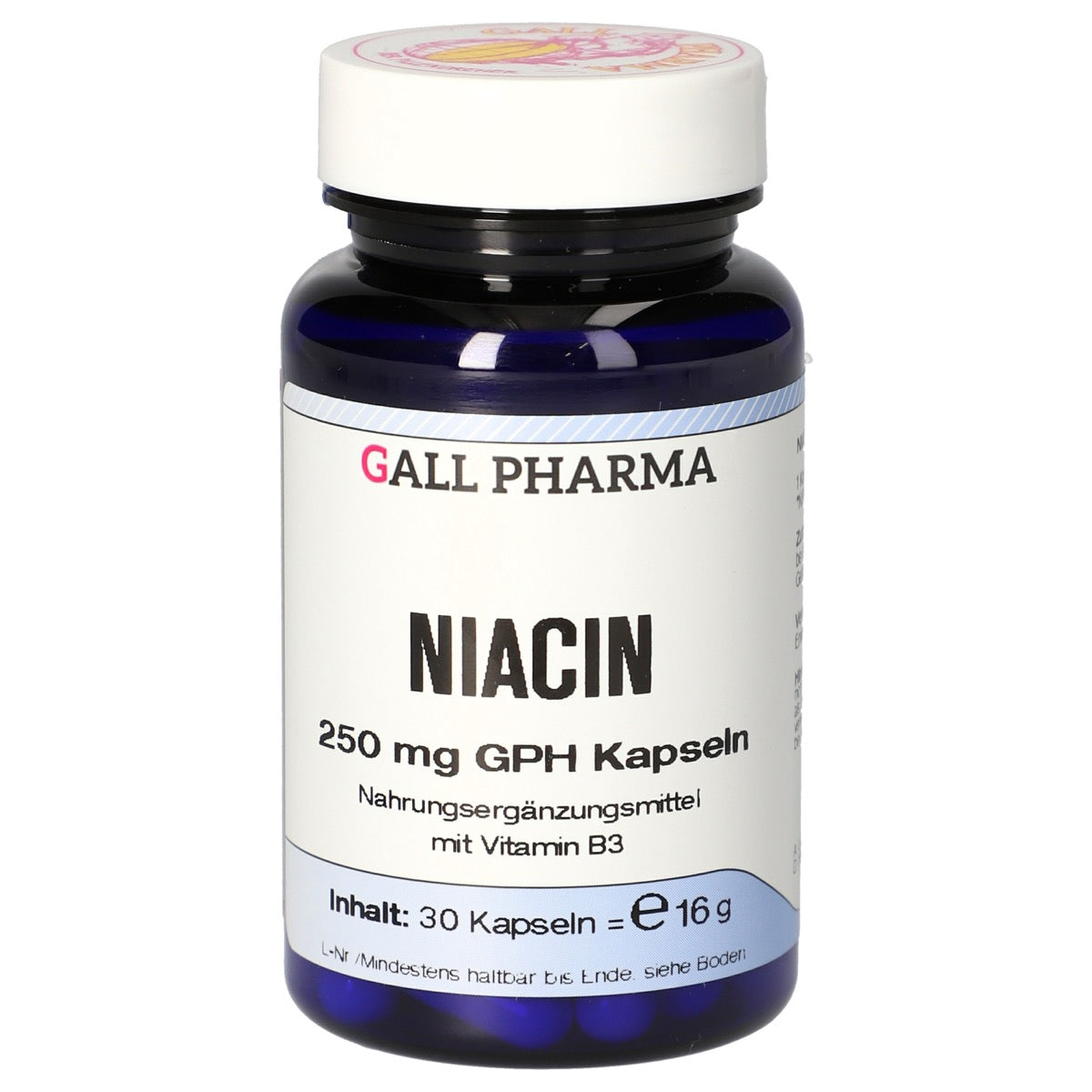 Niacin 250 mg GPH Kapseln
