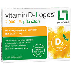 vitamin D-Loges® 7.000 I.E. pflanzlich Weichkapseln