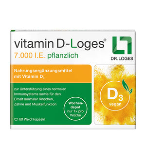 vitamin D-Loges® 7.000 I.E. pflanzlich Weichkapseln