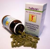 Hafesan Mariendistel Artischocke Lavendel Kapseln 60 Stück