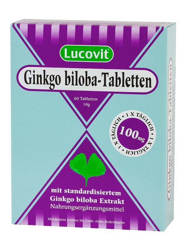 Lucovit Ginkgo Biloba Tabletten 60 Stück