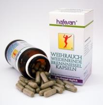 Hafesan Weihrauch Brennessel Weidenrinde Kapseln 60 Stück