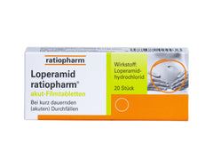 Loperamid ratiopharm Filmtabletten akut