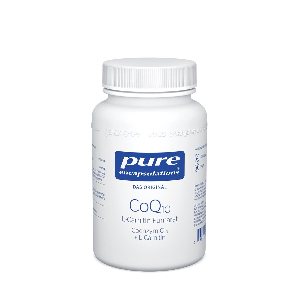 Pure Encapsulations® CoEnzym Q10 L-Carnitinfumarat 60 Kapseln
