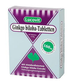 Lucovit Ginkgo Biloba Tabletten 160mg 60 Stück