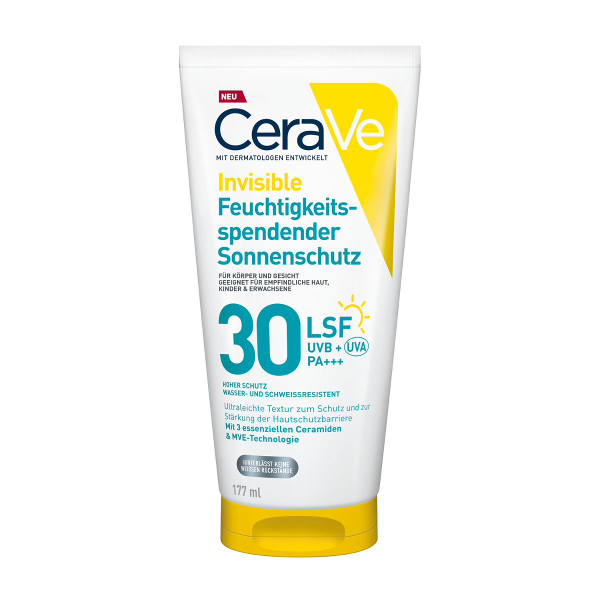 CeraVe Invisible Feuchtigkeitsspendender Sonnenschutz LSF 30