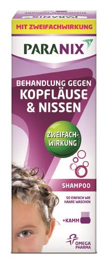 Paranix Shampoo mit Kamm