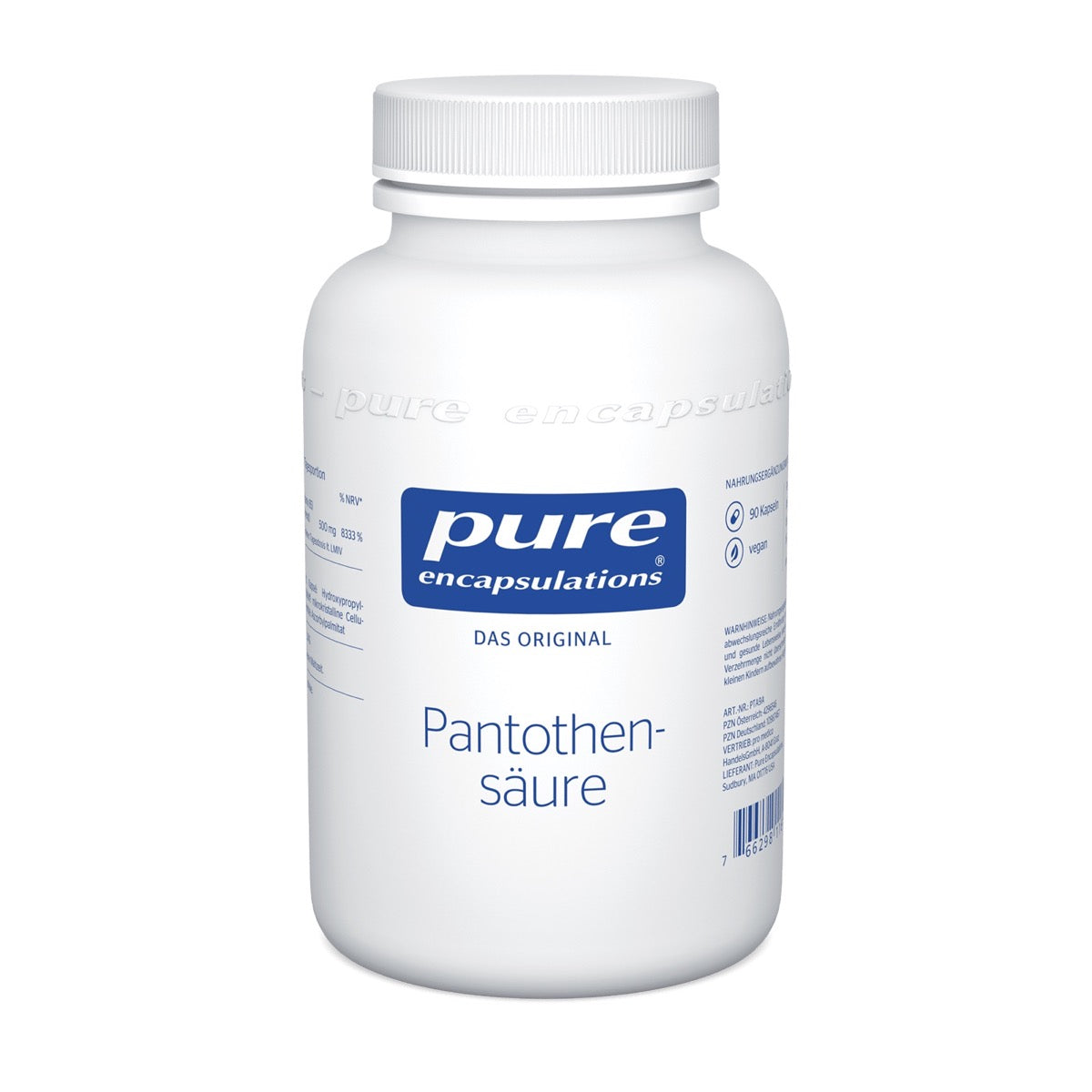Pure Encapsulations® Pantothensäure Kapseln