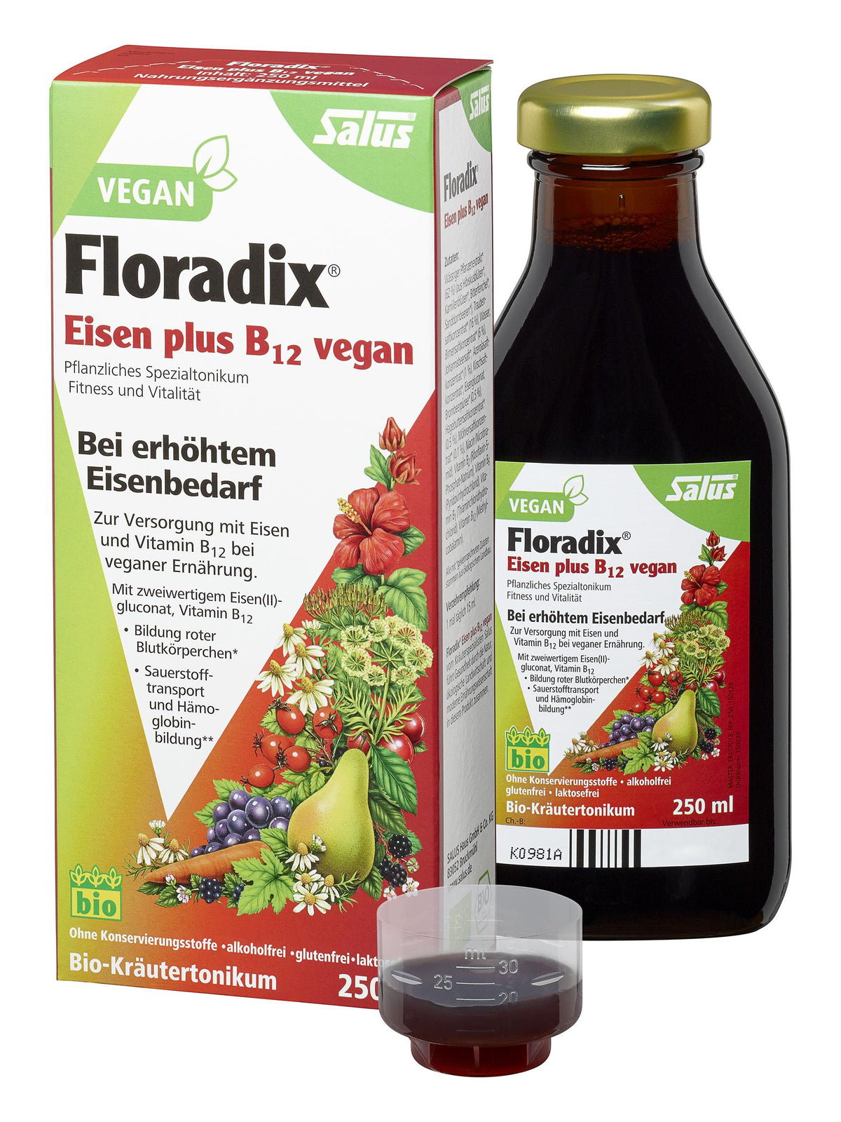 salus Floradix Eisen plus B12 vegan BIO-Tonikum