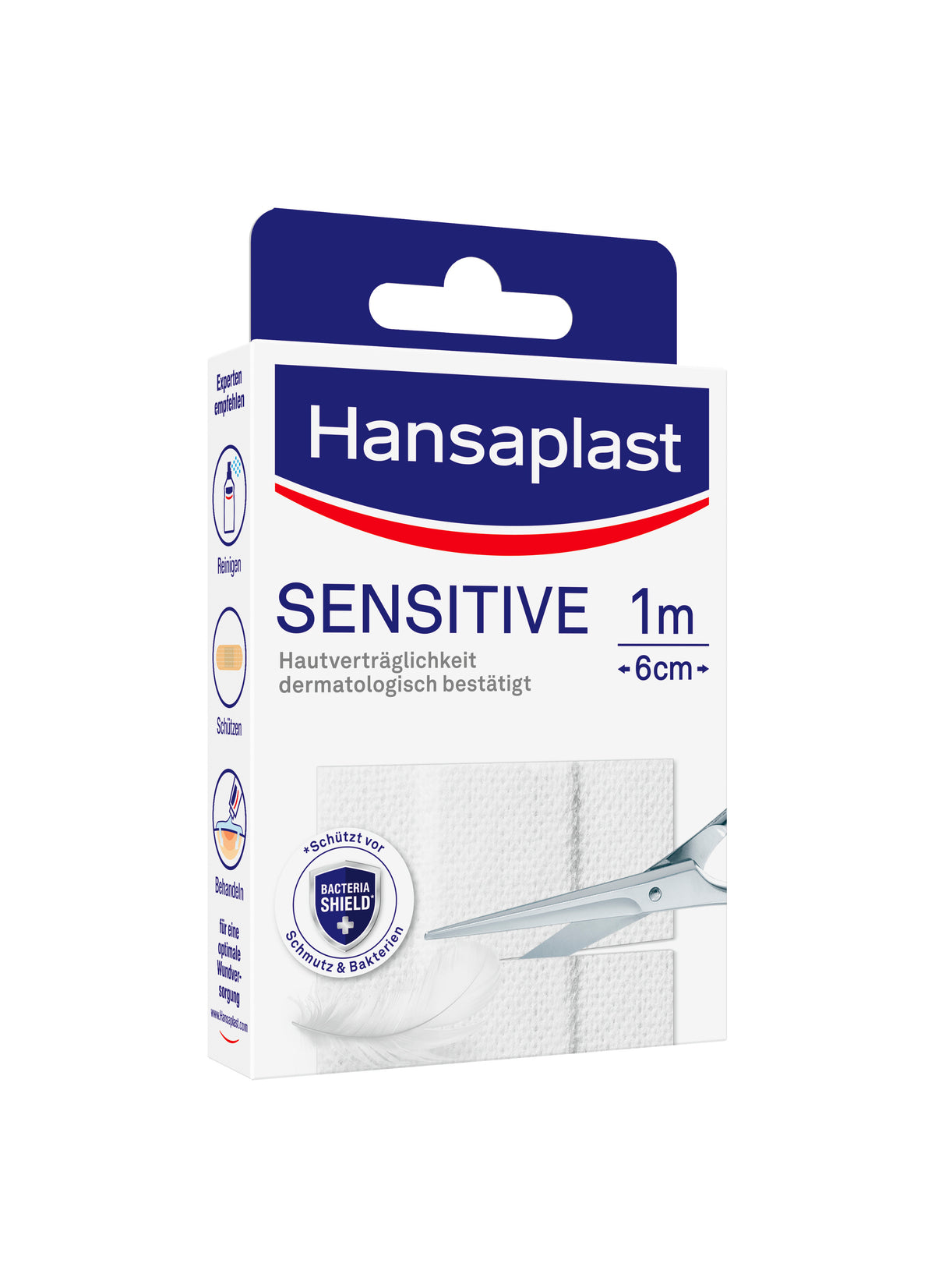Hansaplast Sensitive Für empfindliche Haut 1M X 6CM