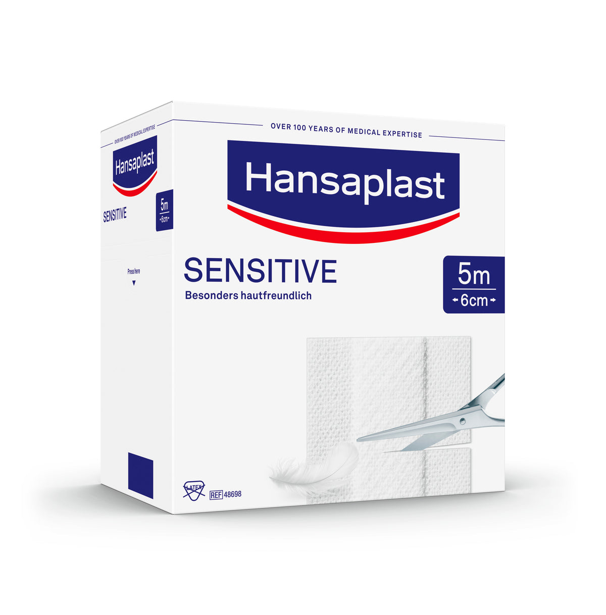 HANSAPLAST Sensitive Großpackung 5m x 8cm