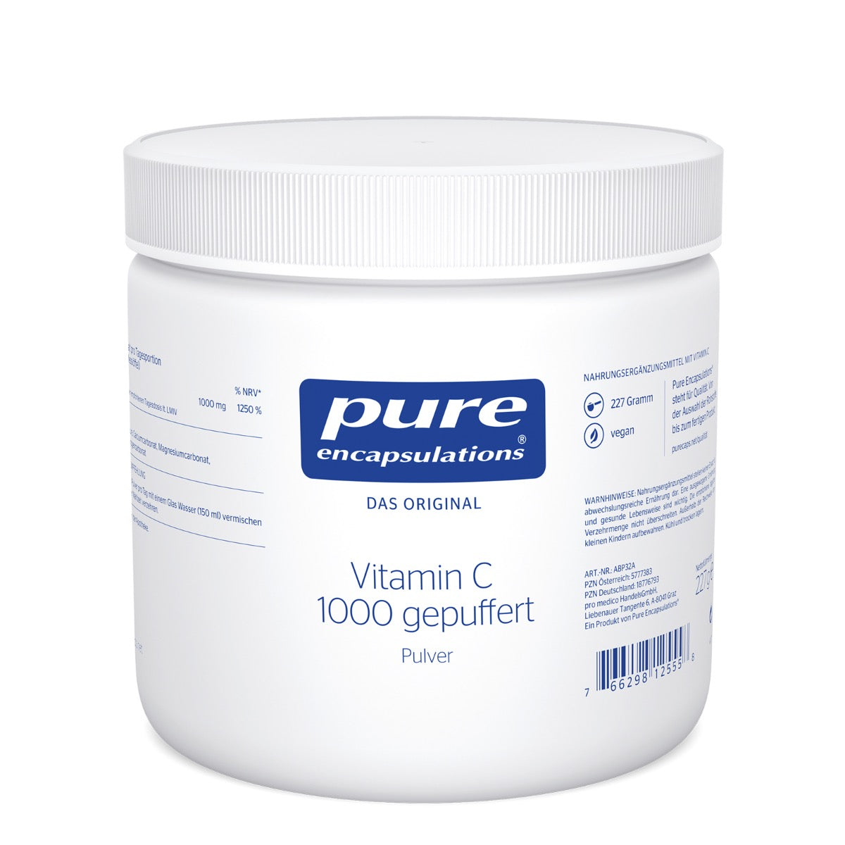 PURE ENCAPSULATIONS® Vitamin C Pulver 1000 gepuffert