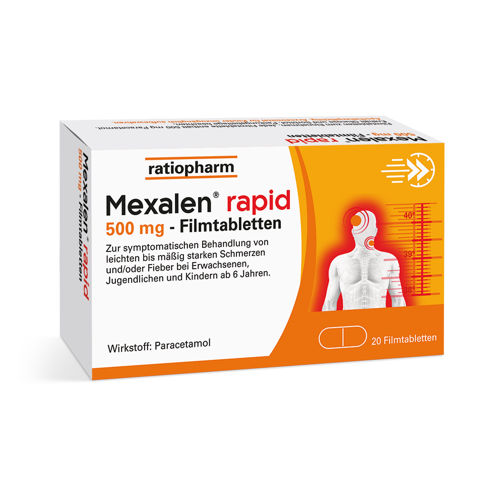 Mexalen® rapid 500 mg Filmtabletten