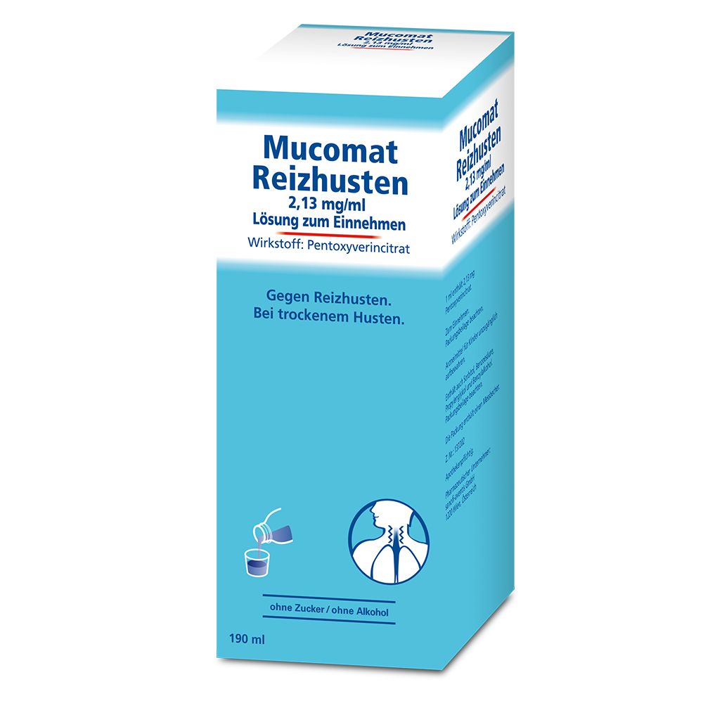 Mucomat Reizhusten 2,13 mg/ml Lösung zum Einnehmen
