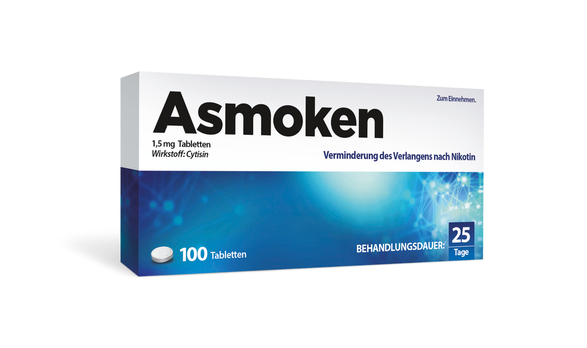 Asmoken TBL 100 Stk zur Raucherentwöhnung