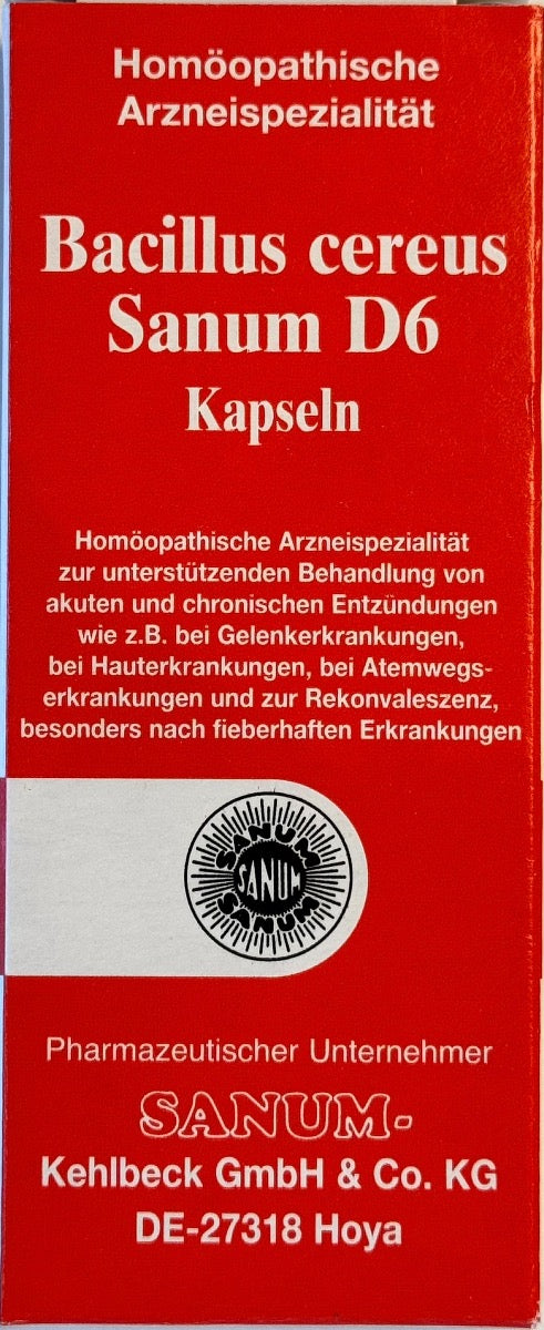 Bacillus cereus®  (Latensin) D6 KAPSELN