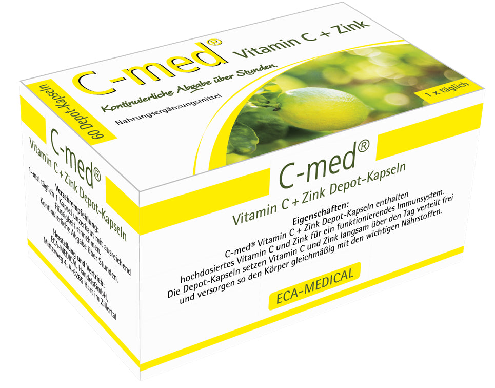 C-Med Vitamin C + Zink Depotkapseln