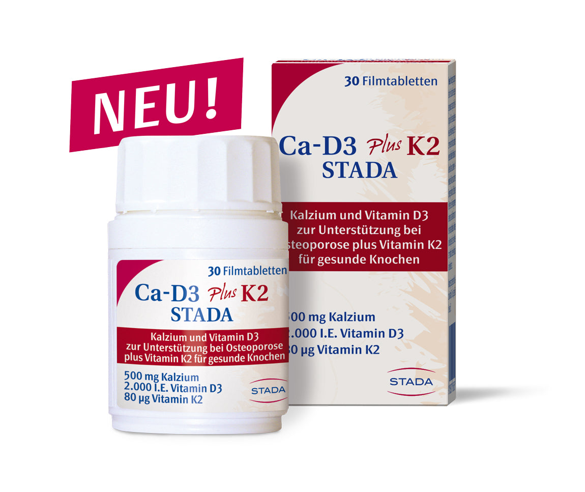 CALCIUM-D3 plus K2 STADA Filmtabletten