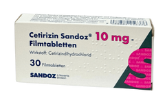 Cetirizin 10mg Sandoz 30 Stk