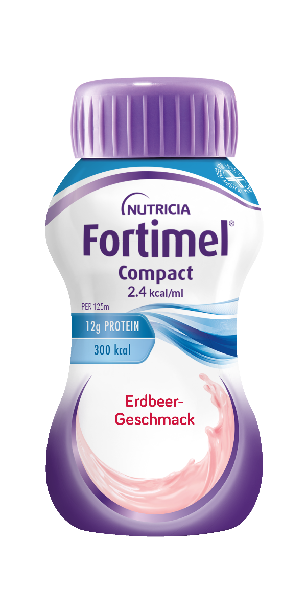 Fortimel Compact Erdbeergeschmack 4Stk