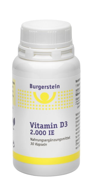 BURGERSTEIN Vitamin D3 2.000 IE Kapseln