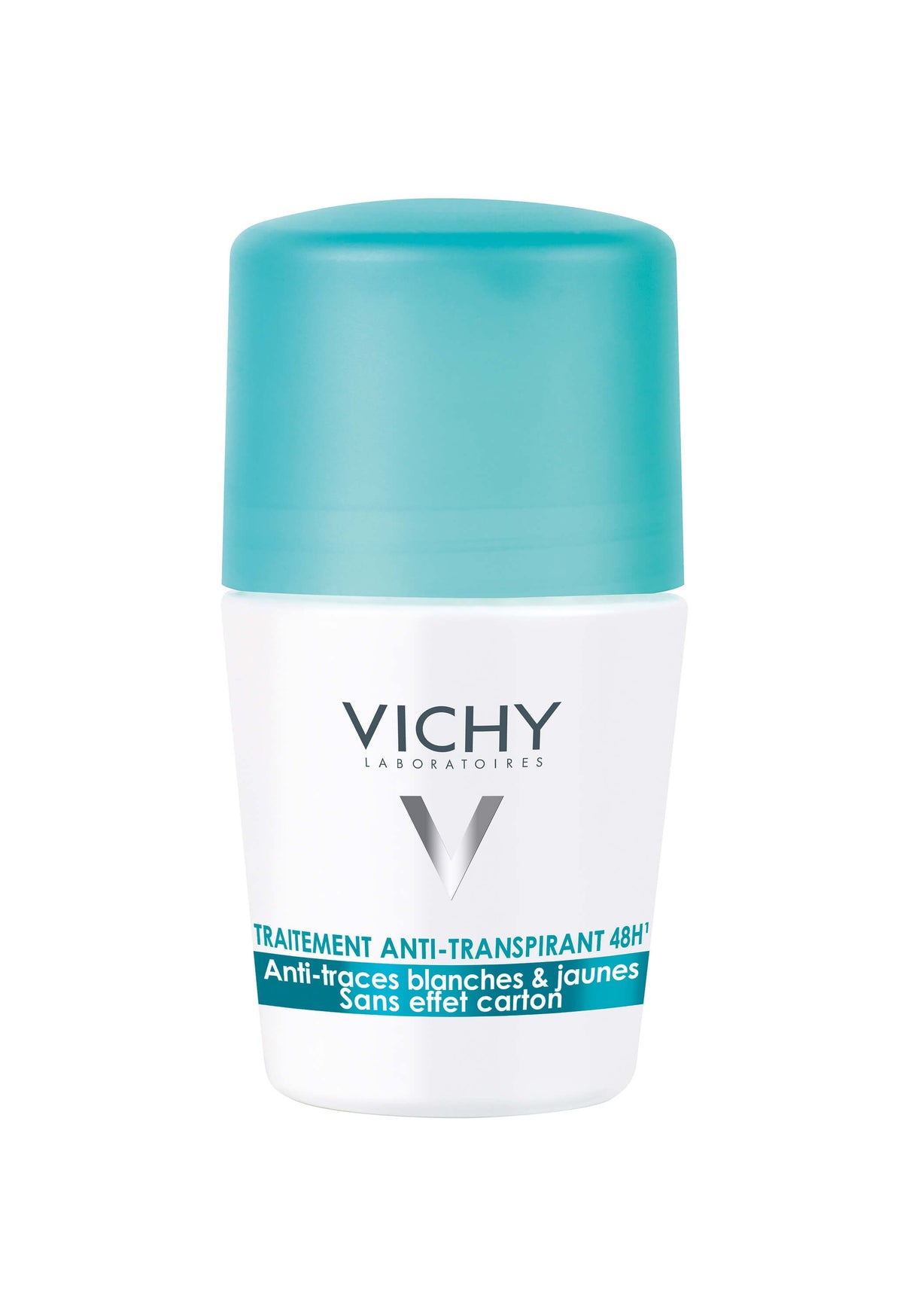 VICHY Deodorant Roll-On Anti-Transpirant 48 h, Anti weiße & gelbe Flecken