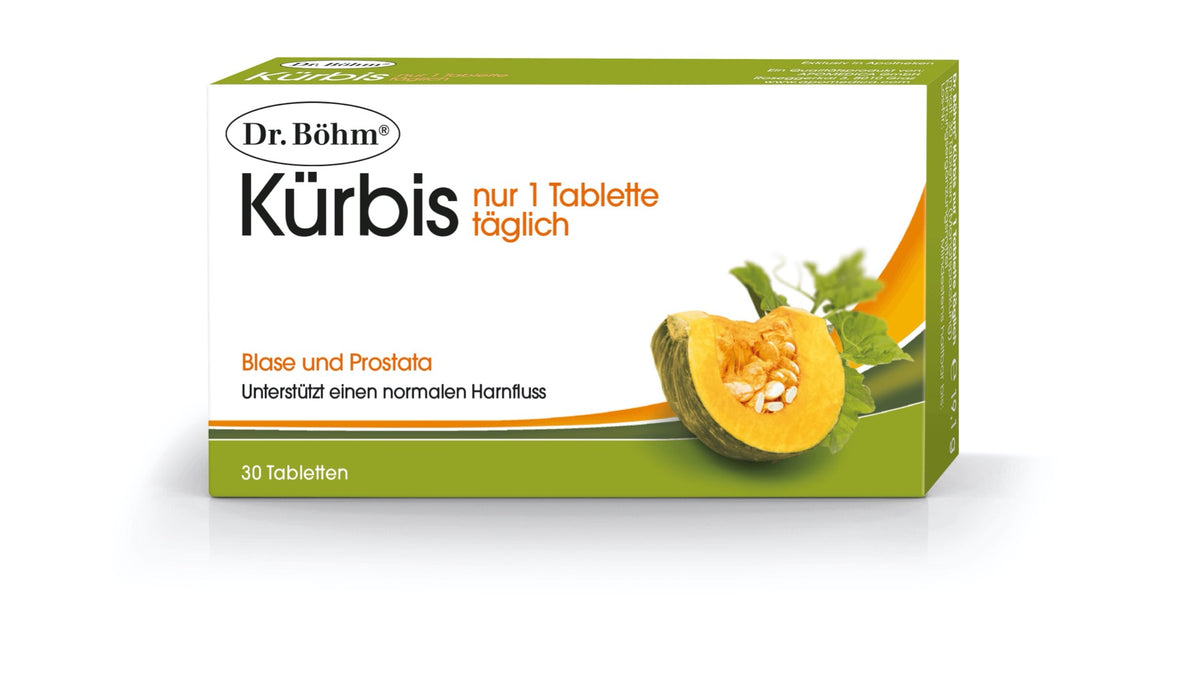Dr. Böhm® Kürbis nur 1 Tablette täglich