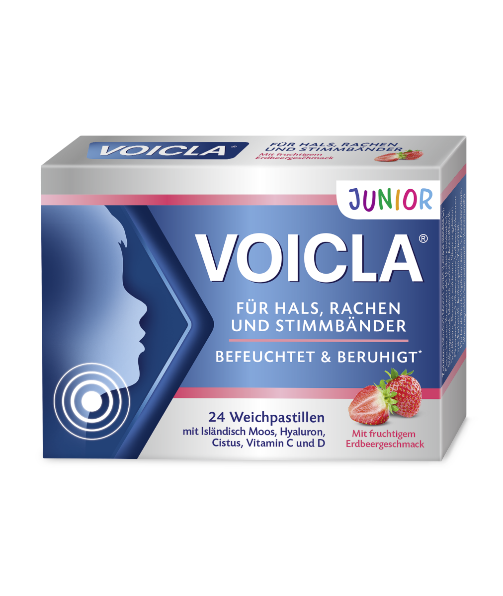 VOICLA® Junior Weichpastillen Erdbeere