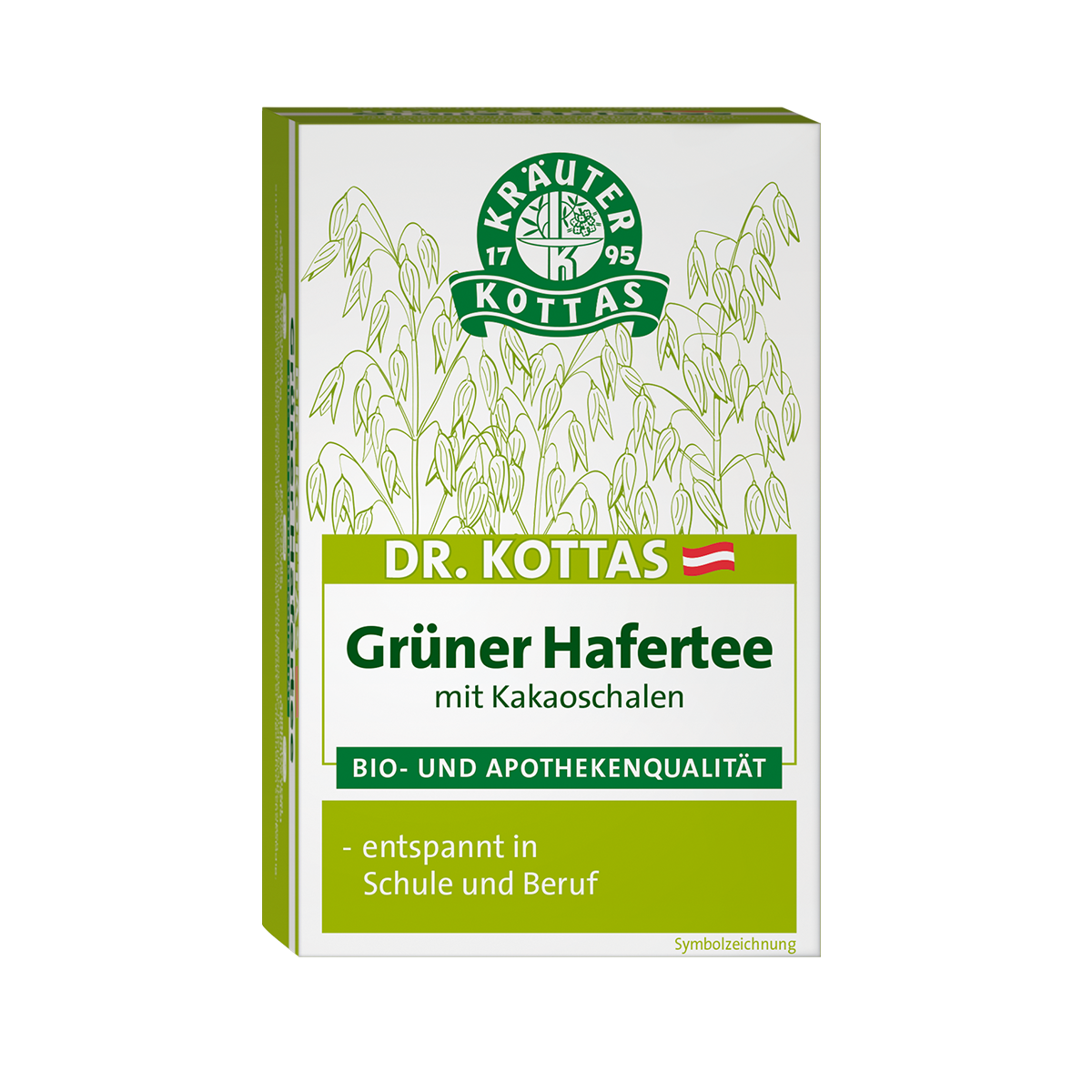 DR. KOTTAS Grüner Hafertee mit Kakaoschalen