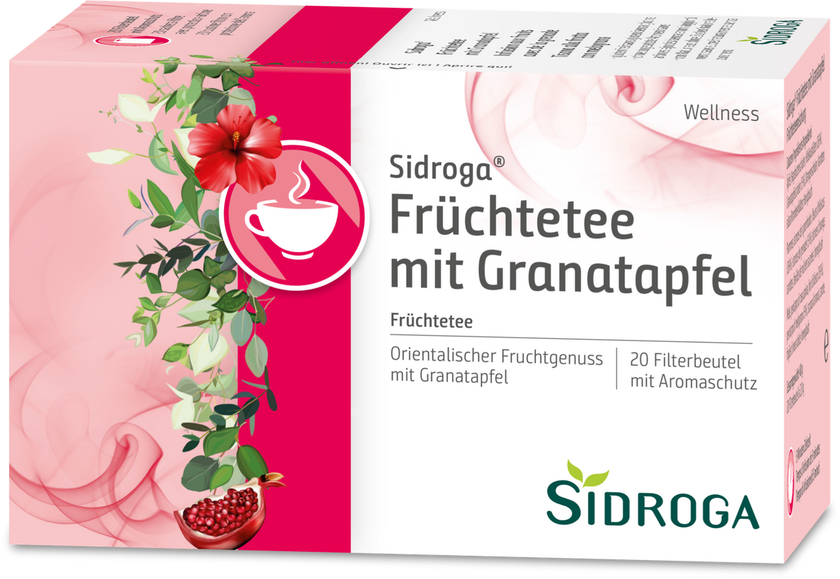 Sidroga Wellness Tee Früchteee mit Granatapfel