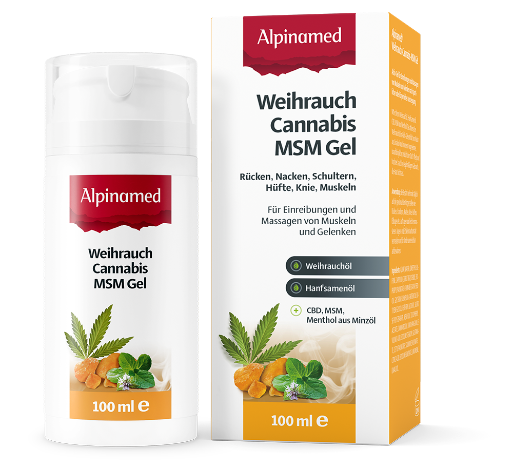 Alpinamed® Weihrauch-Cannabis-MSM Gel