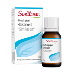 Globuli Similasan gegen Heiserkeit