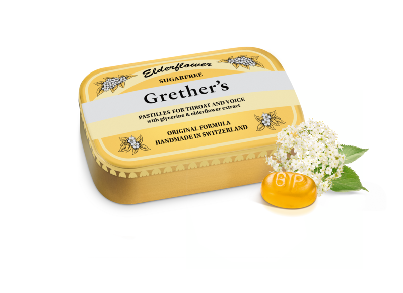 Grether''s Pastilles Elderflower Zuckerfrei