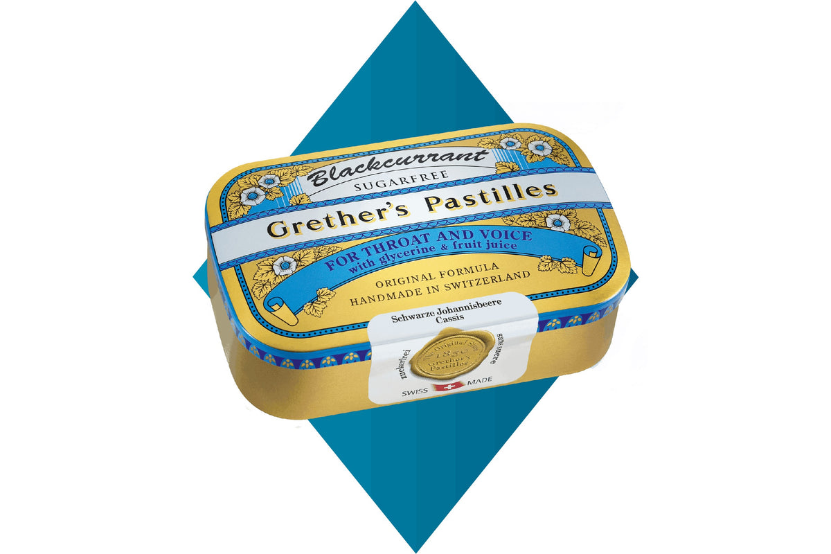 Grether's Pastilles Blackcurrant zuckerfrei 110G