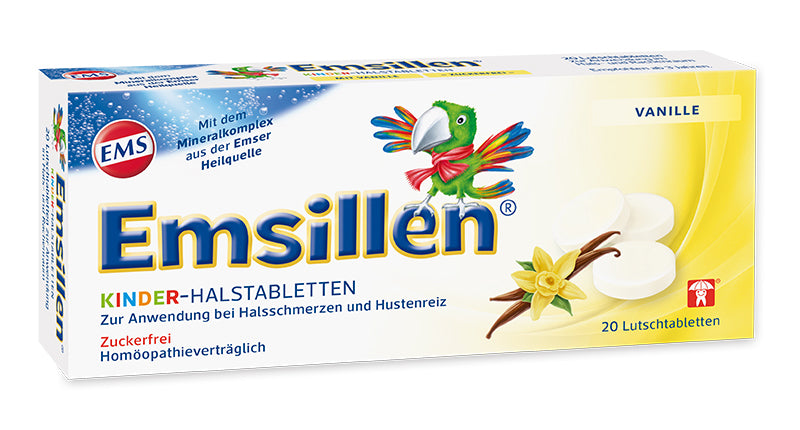 EMSILLEN® KINDER-HALSTABLETTEN VANILLE