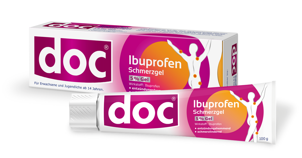 Doc Ibuprofen 5% Schmerzgel